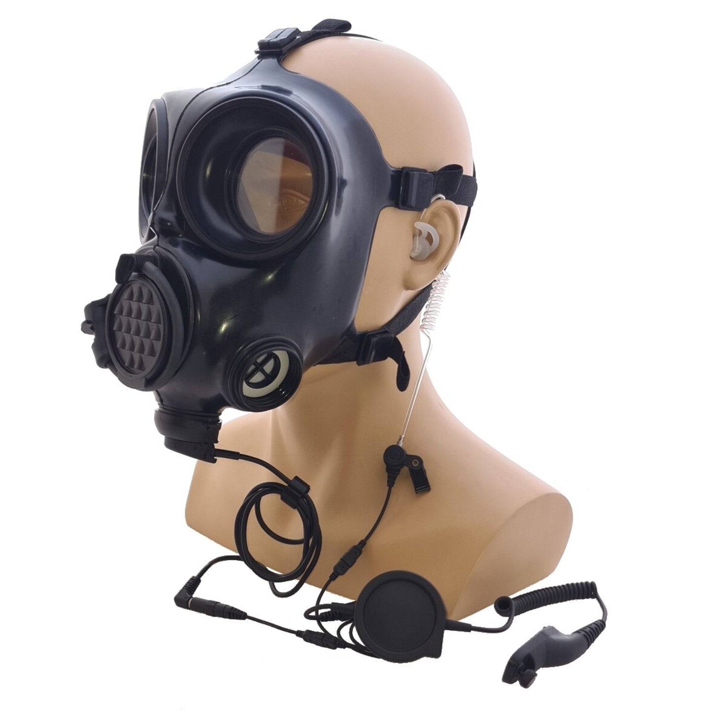 (CRS-2WLATTRMI) 2 Wire Tactical Response Radio Communications Harness for MIRA Gas Mask