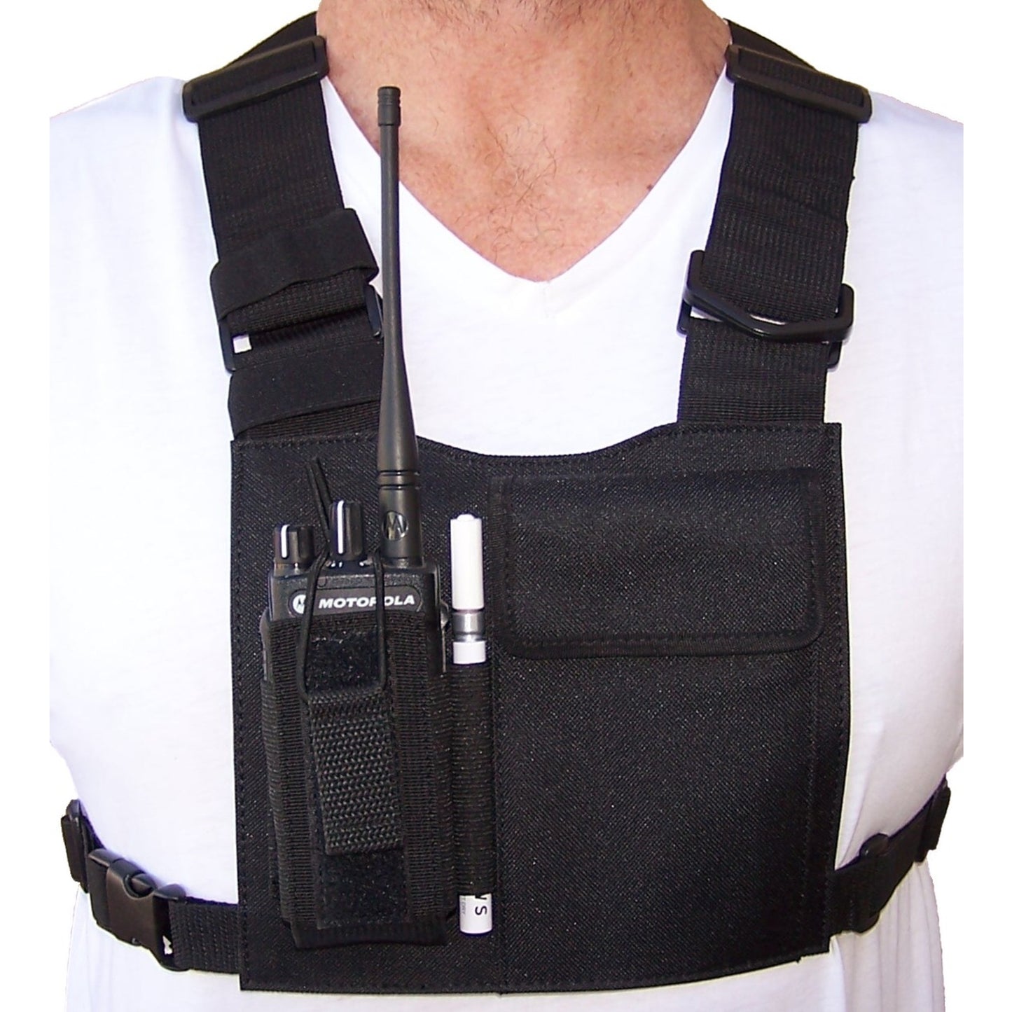 (CRS-HDCHPLUS) Security/Executive Chest Harness with Pouch