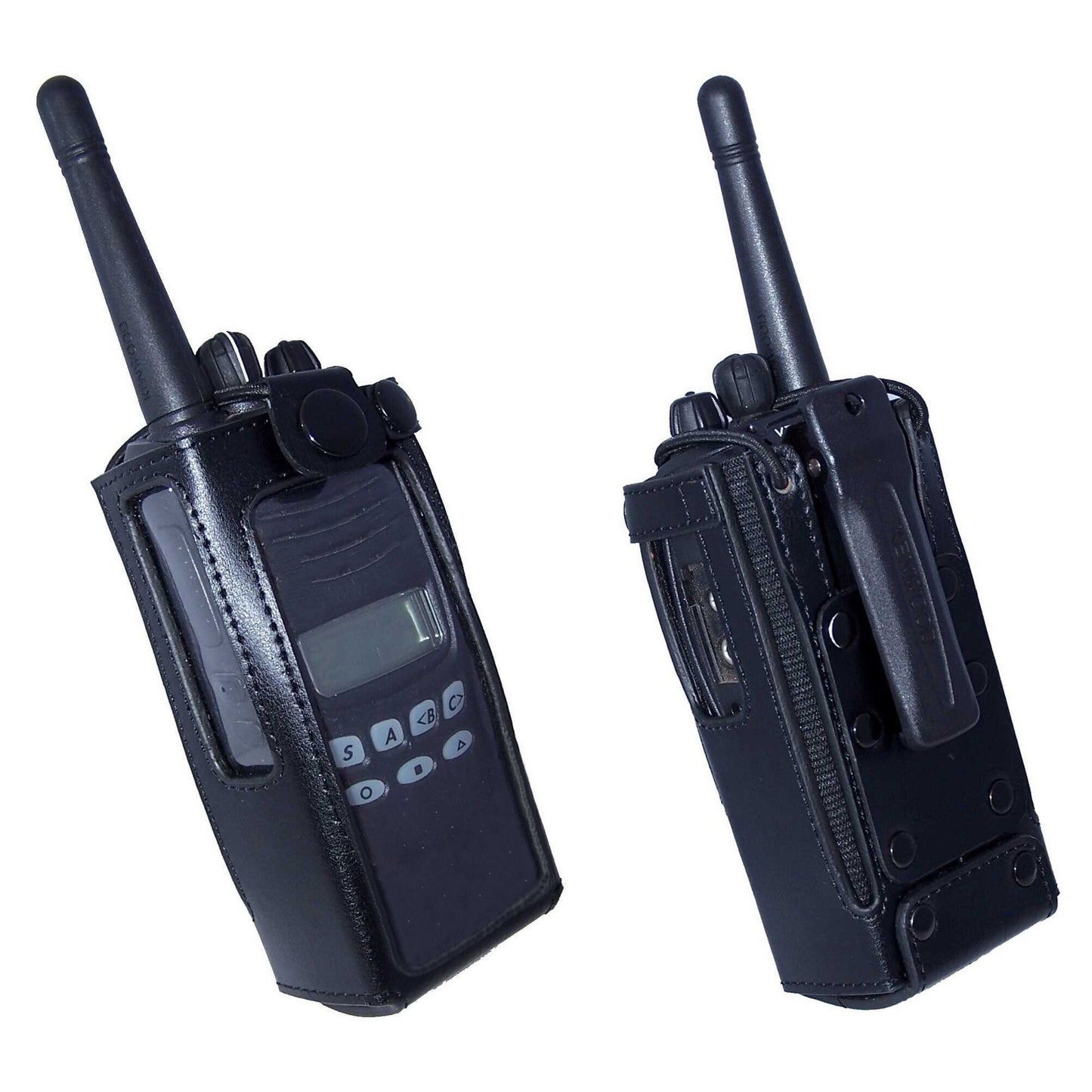 (CRS-HDLC-2) Heavy Duty Leather Case – Uses Radio Belt Clip