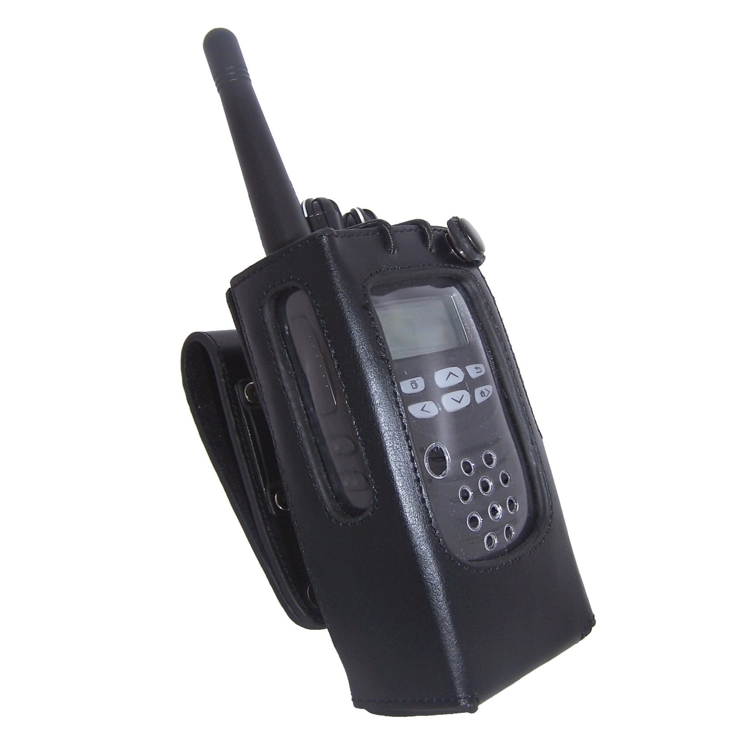 (CRS-HDSWLC-1) Kenwood/Motorola Heavy Duty Swivel Leather Case