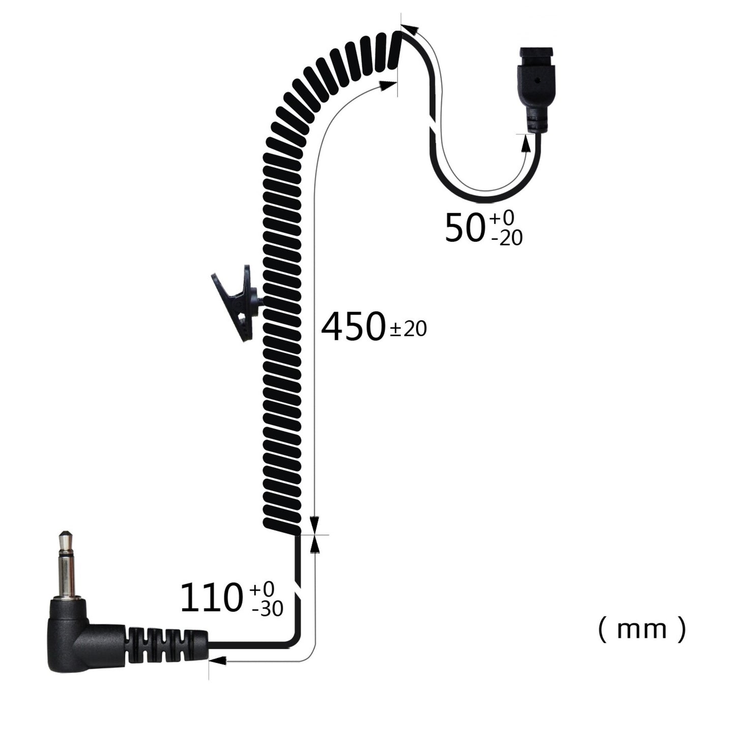 (CRS-LOH) Listen Only Harness w/ Cable