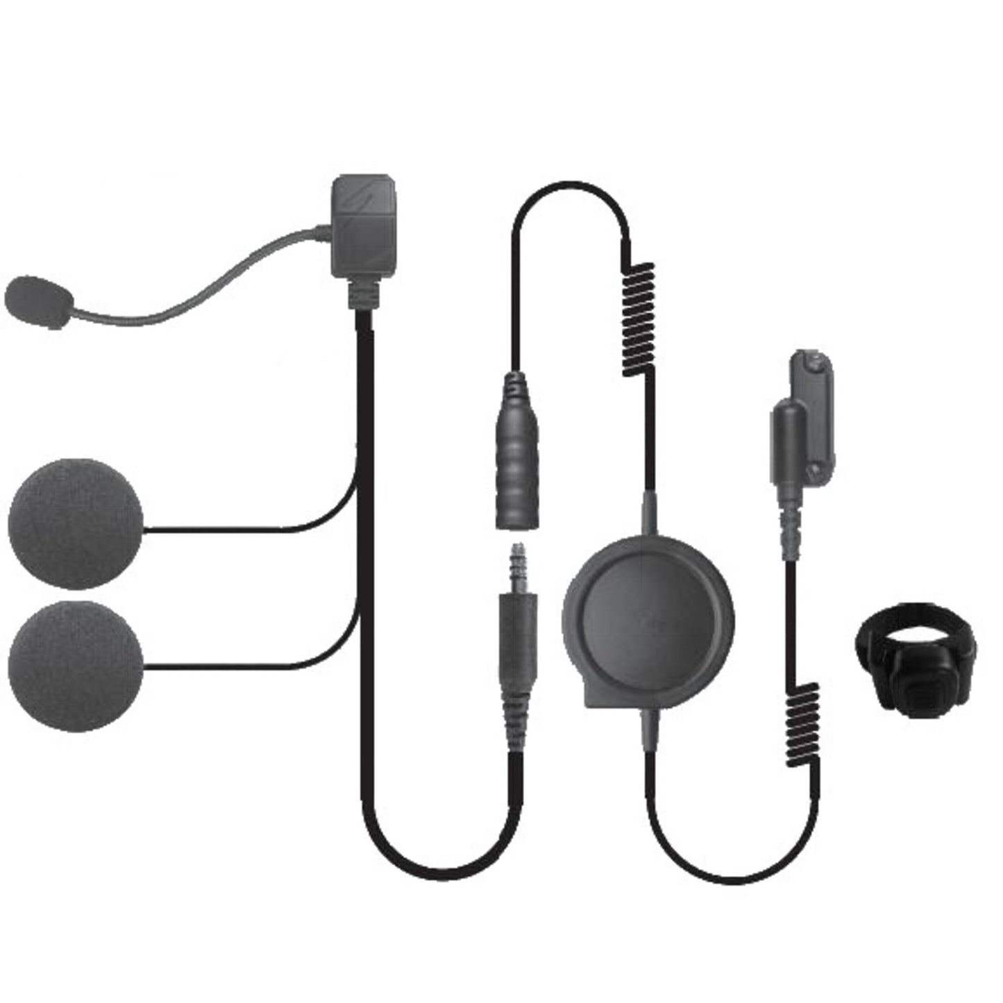 (CRS-MHKWPTT) Motorcycle Helmet Kit Wireless PTT