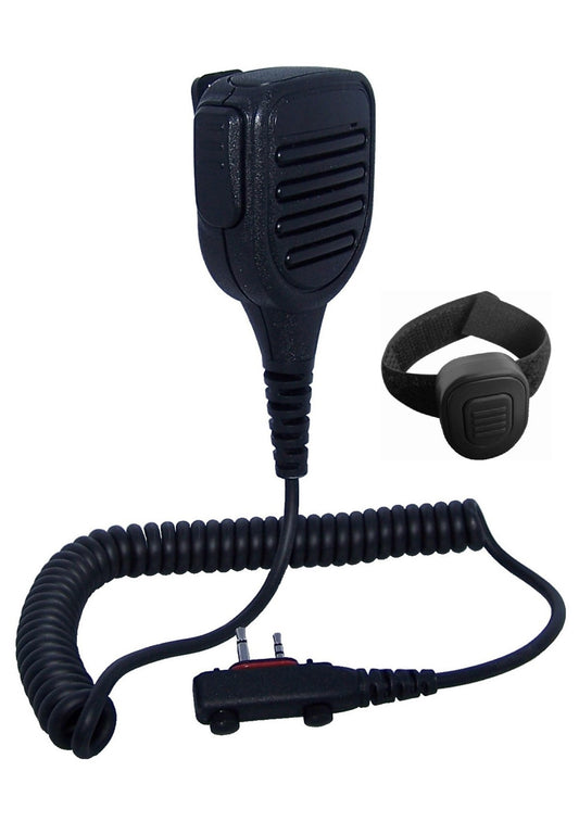 (CRS-HDSMWWP) Waterproof Wireless PTT Speaker Microphone