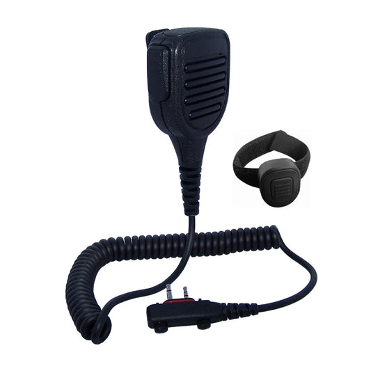 (CRS-HDSMWWP) Waterproof Wireless PTT Speaker Microphone
