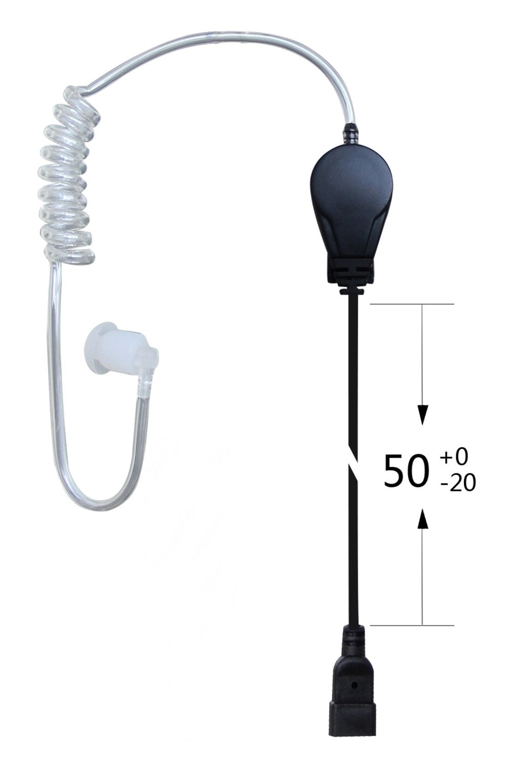 (CRS-LATM) Moulded Long Acoustic Airtube Earpiece