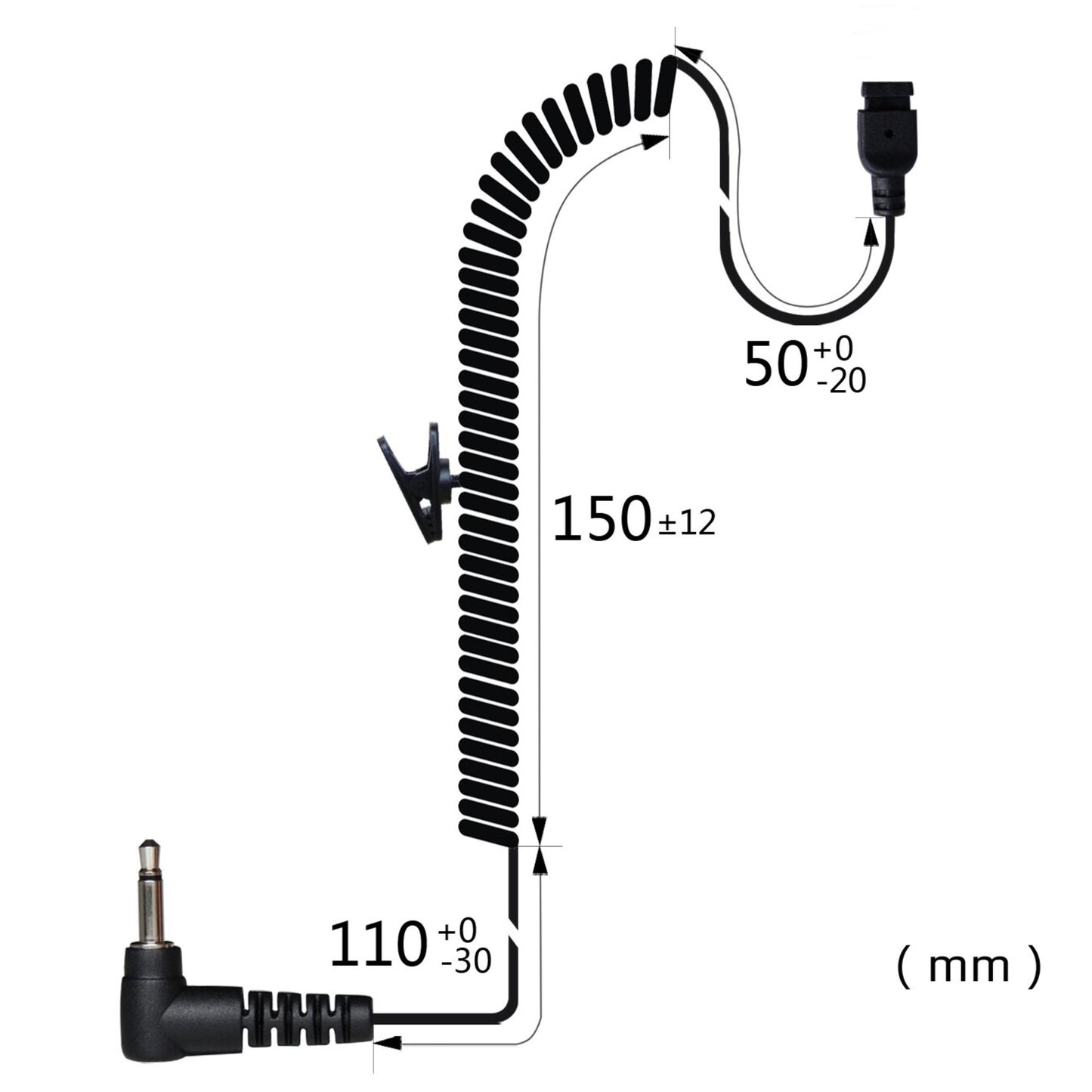 (CRS-LOH) Listen Only Harness w/ Cable