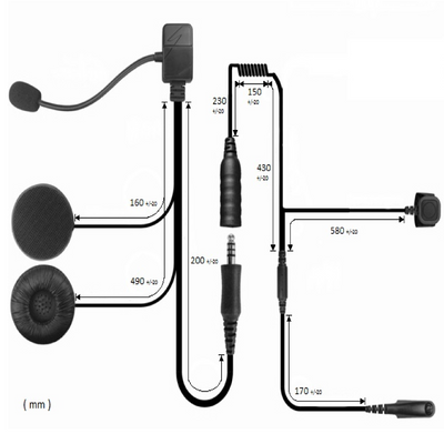 Motorcycle Helmet Handlebar Kit TAIT