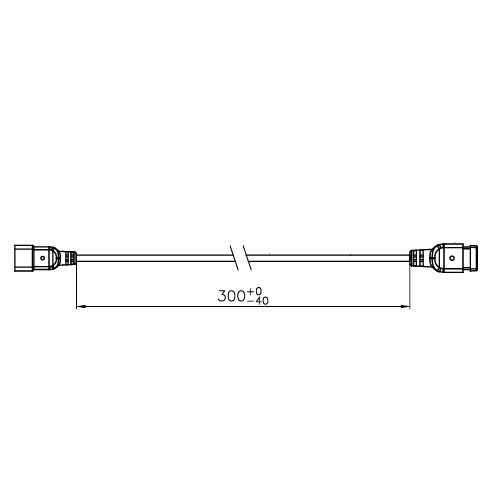 30cm Extension cable for CRS Harnesses