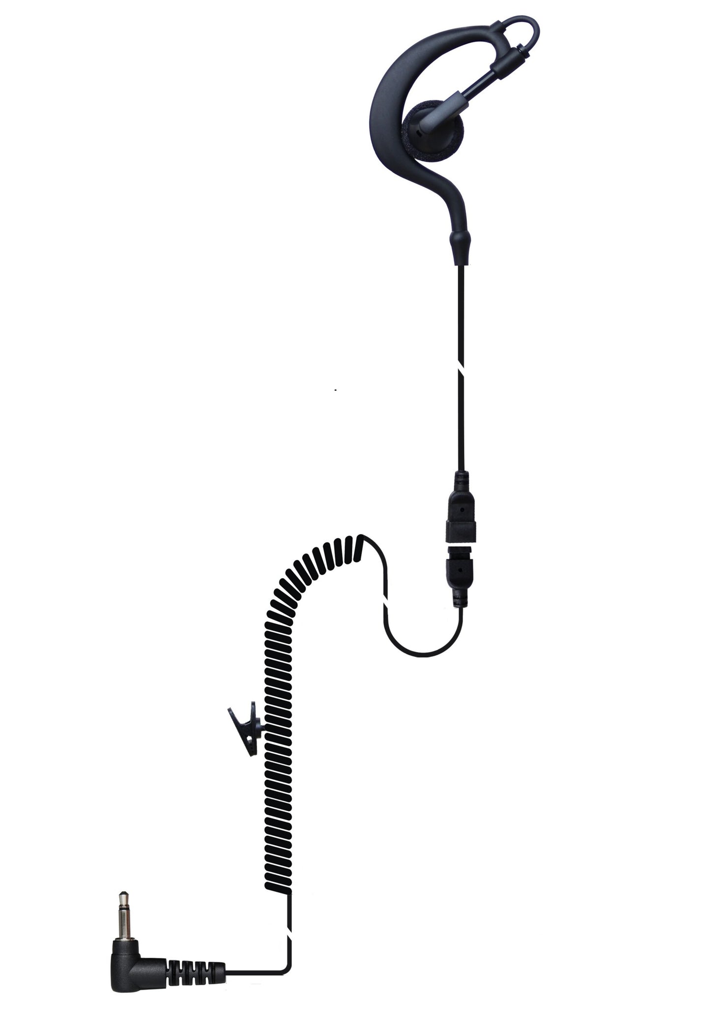 (CRS-LOEH) Listen Only Earhook Earpiece w/ Cable