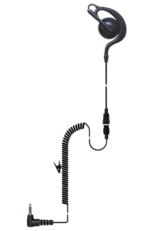 (CRS-LOEHL) Listen Only Earhook Large Earpiece w/ Cable