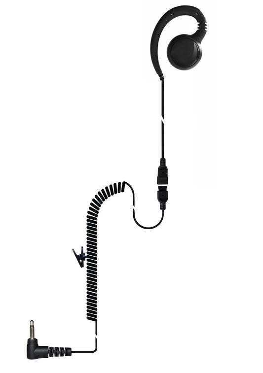 (CRS-LOGH) Listen Only G-Hook Earpiece w/ Cable