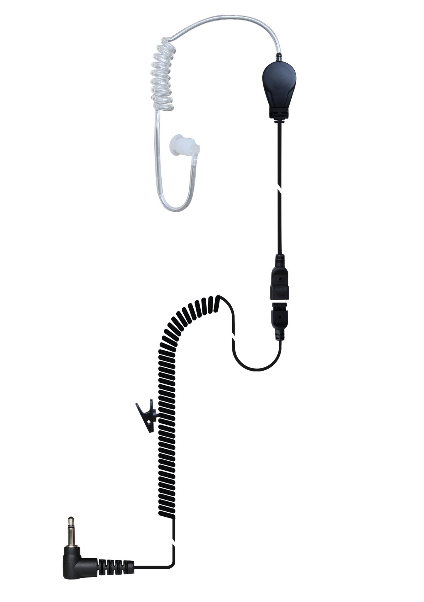 (CRS-LOLATM) Listen Only Moulded Acoustic Airtube Earpiece w/ Cable