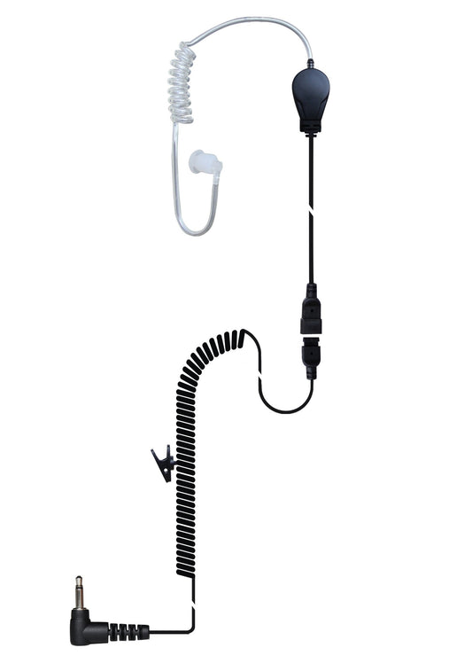 (CRS-LOLATM) Listen Only Moulded Acoustic Airtube Earpiece w/ Cable