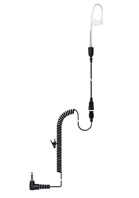 (CRS-LOSAT) Listen Only Short Acoustic Airtube Earpiece w/ Cable