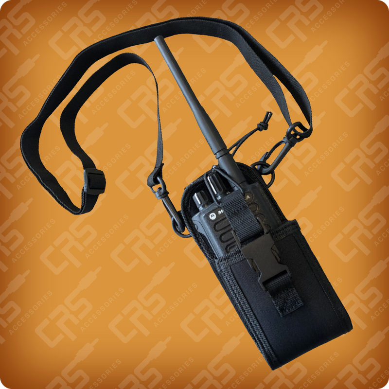 Buy 2 way radio chest harness. Buy two way radio sling.
Universal chest harness and radio sling for two-way radios and walkie-talkies, featuring adjustable nylon straps, a secure front holster, and a storage pocket.
Motorola
Kenwood
Icom
Tait
Hyteria
HYT
FDP
GME
Uniden
Midland
Kirisun
Talkpod
Tooair
Harris
Cassidian
Sepura
Yaesu
Vertex
Simoco
