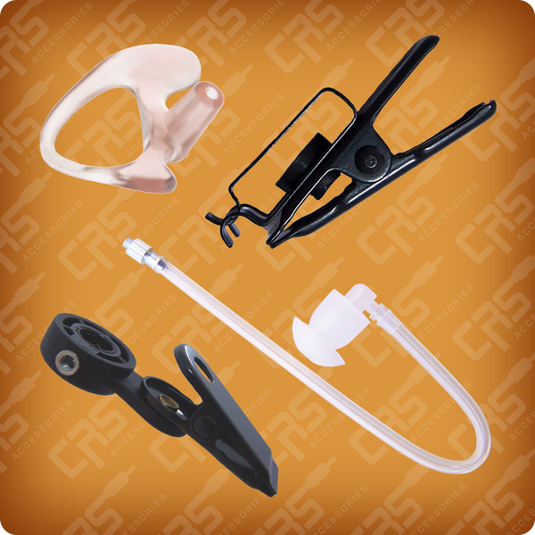 Buy 2 way radio earpiece spares.
Essential earpiece spare parts for two-way radios and walkie-talkies, featuring replacement acoustic tubes, silicone ear tips, and PTT clothing clips.
Motorola
Kenwood
Icom
Tait
Hyteria
HYT
FDP
GME
Uniden
Midland
Kirisun
Talkpod
Tooair
Harris
Cassidian
Sepura
Yaesu
Vertex
Simoco
